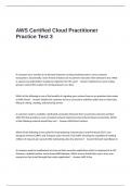 AWS Certified Cloud Practitioner Practice Test 3 Questions and Answers