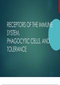 RECEPTORS OF THE IMMUNE  SYSTEM,  PHAGOCYTIC CELLS, AND  TOLERANCE