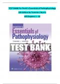 TEST BANK For Porth's Essentials of Pathophysiology 5th Edition by Tommie L Norris All Chapters 1 - 52