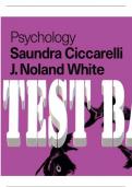 Test Bank For Psychology By Saundra K.Ciccarelli J. Noland White 6th Edition|9780136636847| All Chapters 1-15| LATEST