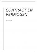 Contract en Vermogen samenvatting