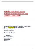 PMHNP Mock Board Review (Fitzgerald) Exam Questions And Answers Latest Update