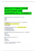  GEB3213 FINAL EXAM QUESTIONS AND ANSWERS ALL CORRECT 