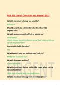 NUR 265 Exam 5 Questions and Answers 2025.