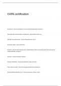 CAPA certification Test Questions and Answers