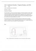 ECE 098 Lab 2- Quadrature Encoders, 7-Segment Displays, and LEDs UoP 2024/2025