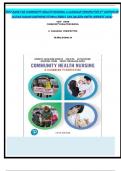 Test Bank for Community Health Nursing; A Canadian Perspective 5th Edition by Stamler & Yiu