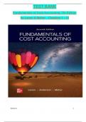 Test Bank for Fundamentals of Cost Accounting, 7th Edition by (Lanen/ Anderson/ Maher), ISBN: 9781264100842, All 18 Chapters Covered, Verified Latest Edition