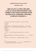 DBIA EXAM 3 LATEST 2024-2025 ACTUAL EXAM 200 QUESTIONS AND CORRECT DETAILED ANSWERS WITH RATIONALES (VERIFIED ANSWERS) |ALREADY GRADED A+