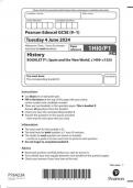 edexcel gcse  history  1hi0-p1 booklet question-paper june 2024