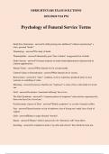 Psychology of Funeral Service Terms