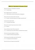 ANSC 221 Final Exam All Answers Correct