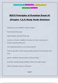 BI215 Principles of Evolution Exam #1 (Chapter 1,2,3) Study Guide Solutions