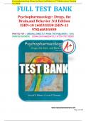 Test Bank for Psychopharmacology: Drugs, the Brain and Behavior 3rd Edition by Jerrold S. Meyer & Linda F. Quenzer|9781605355559| All Chapters 1-20| LATEST