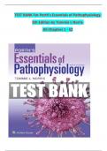 TEST BANK For Porth's Essentials of Pathophysiology 5th Edition by Tommie L Norris All Chapters 1 – 52 covered fully, ISBN: 9781975107192