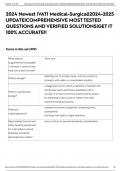 2024 Newest |VATI Medical-Surgical|2024-2025 UPDATE|COMPREHENSIVE MOST TESTED QUESTIONS AND VERIFIED SOLUTIONS|GET IT 100% ACCURATE!!