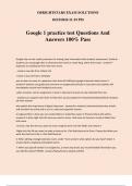 Google 1 practice test Questions And Answers 100% Pass