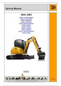 Miniexcavator JCB 8055 8065 Service Manual