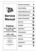 Fastrac JCB 2115, 2125, 2135, 2140, 2150, 3155, 3185 Service Manual PDF