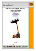 Telehandler JCB 535-125 HiViz, 535-140 HiViz Personnel Platform (Supplement) Service Mannual PDF