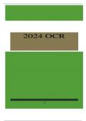 2024 OCR A Level Drama and Theatre H459/41 Deconstructing Texts for Performance Antigone Actual Mark Scheme and Question Paper Combined