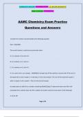 AAMC Chemistry Exam Practice Questions and Answers