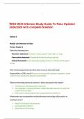  WGU D333 Ultimate Study Guide To Pass Updated 2024/2025 with complete Solution