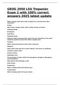 GEOG 2050 LSU Trepanier Exam 2 with 100- correct answers 2025 latest update.