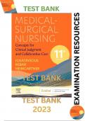 Exam Resources - Medical-Surgical Nursing: Concepts for Clinical Judgment and Collaborative Care (Evolve) 11th Edition by Donna D. Ignatavicius, Cherie R. Rebar, Nicole M. Heimgartner - Complete, Updated & Latest Version. All Chapters (1-69) Included.