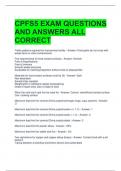 CPFS5 EXAM QUESTIONS AND ANSWERS ALL CORRECT 