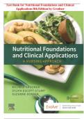 Test Bank for Nutritional Foundations and Clinical Applications 8th Edition by Grodner (STUVIA FULL PDF)