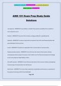 AINS 101 Exam Prep Study Guide Solutions