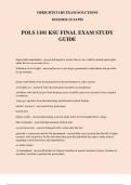 POLS 1101 KSU FINAL EXAM STUDY GUIDE