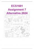 ECS1601 Assignment 7 Alternative 2024