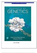 Test Bank for Concepts of Genetics 10th Edition by Klug, Cummings, Spencer and Palladino Chapter 1-26 Fully Covered (UPDATED 2024)