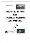 PVL3704 EXAM PACK 2025  {DETAILED QUESTIONS AND ANSWERS }