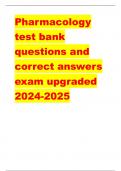 Pharmacology  test bank  questions and  correct answers  exam upgraded 2024-2025 Which drugs will go through a pharmaceutic phase after it is administered? a. Intramuscular cephalosporins b. Intravenous vasopressors c. Oral analgesics d. Subcutaneous anti