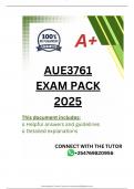 AUE3761 EXAM PACK 2025