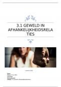 3.1 geweld in afhankelijkheidsrelaties (behaald met een 7!)