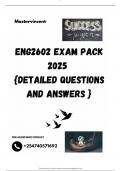 ENG2602 EXAM PACK 2025  {DETAILED QUESTIONS AND ANSWERS }