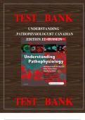 UNDERSTANDING PATHOPHYSIOLOGY 1ST CANADIAN EDITION EL-HUSSEIN – TEST BANK