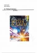 Test Bank for Better Business 5th Edition by Michael Solomon, Mary Poatsy, Kendall Martin, All Chapters  |Complete Guide A+