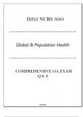 (NI)D224 NURS 3660 (Global & Population Health) Comprehensive OA Exam Q & S 2024