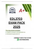 EDL3703 EXAM PACK 2025