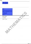 AQA-7356-2-MATHEMATICS FINAL MARK SCHEME PAPER 2-AS LEVEL-Jun24-v1.0