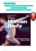 TEST BANK FOR Memmler's Structure & Function of the Human Body, Enhanced Edition 14th Edition By Barbara Janson Cohen Chapters 1 - 25 / Complete