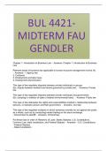 BUL 4421-MIDTERM FAU GENDLER