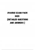 DVA1502 EXAM PACK 2024/2025 DETAILED QUESTIONS AND ANSWERS  ;Perfect for Assignments too Course DVA1502 - Development Problems And Institutions (DVA1502)