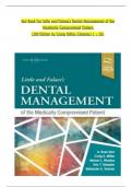 TEST BANK For Little and Falace's Dental Management of the Medically Compromised Patient, 10th Edition by Craig Miller, Verified Chapters 1 - 30,  | Complete Study Guide