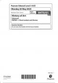 EDEXCEL   history of art 9ht0-01 paper 1: visual analysis and themes  question-paper june 2024